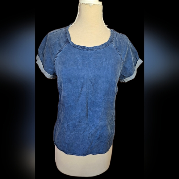 cloth & stone Tops - Extra Small Cloth & Stone Denim Shirt